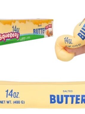 Squeeze Butter Stress Toy - Yellow Kids Sensory Squeeze